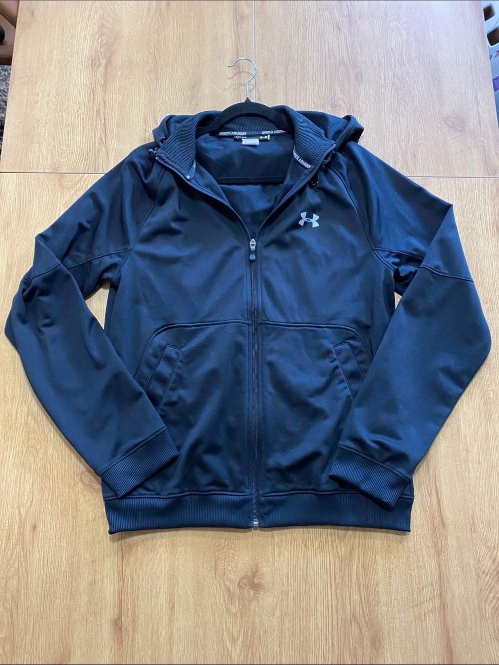 Under Armour Black Performance Full-Zip Hoodie Jacket